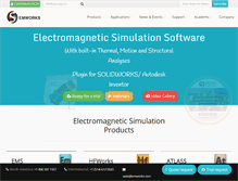 Tablet Screenshot of emworks.com